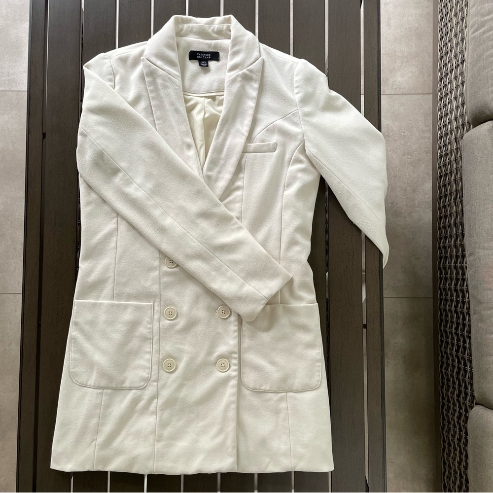 CRISTINA ERHLICH DOUBLE BREASTED OVERSIZED BLAZER!!